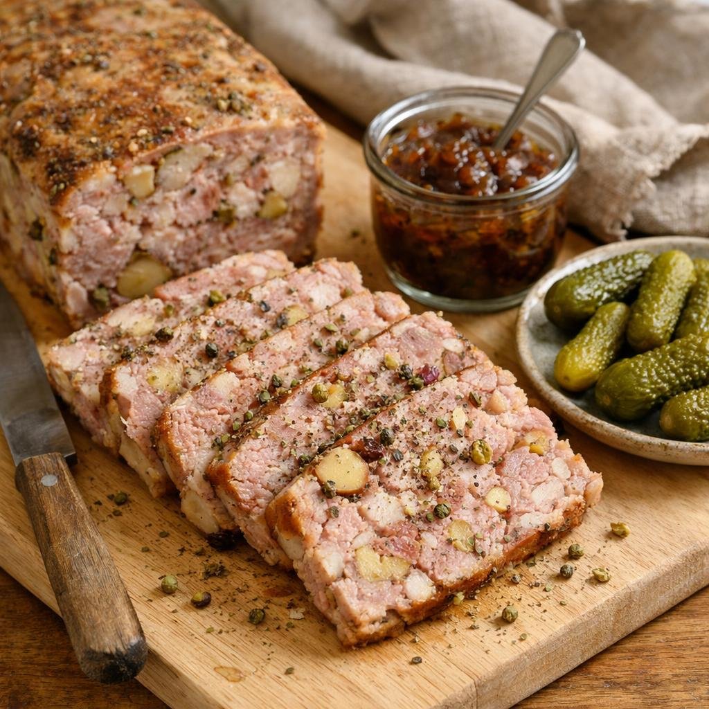 Terrine porc châtaignes