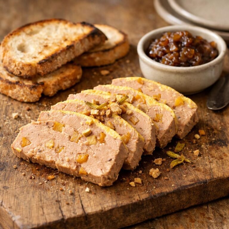 Terrine foie gras pommes