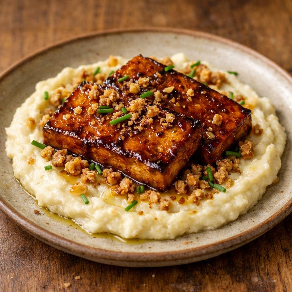Tofu laqué au Rub