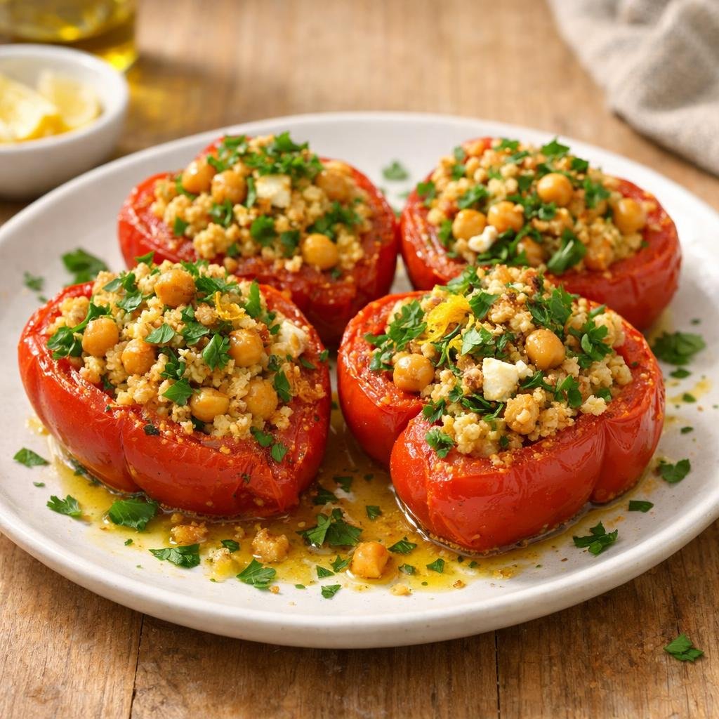 Tomates farcies au curry