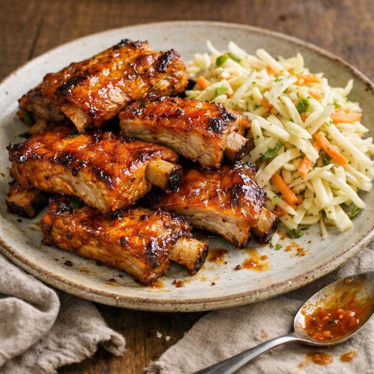 Travers de porc piment-ananas