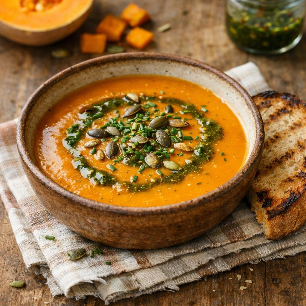 Velouté butternut rôti