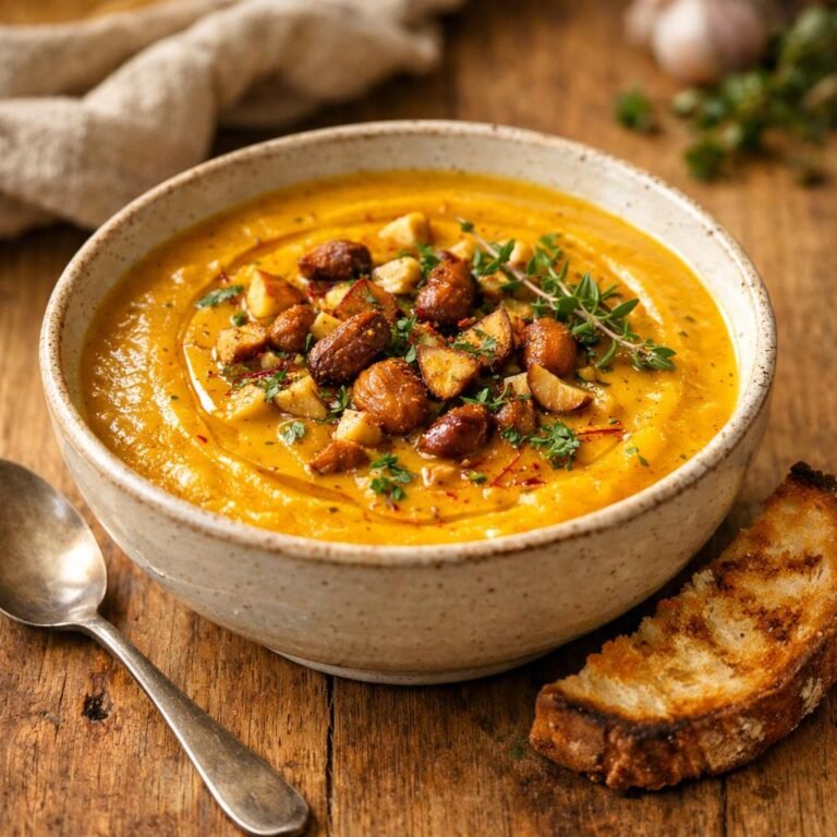 velouté butternut safran