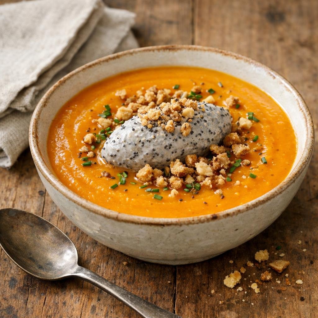 veloute de butternut pavot