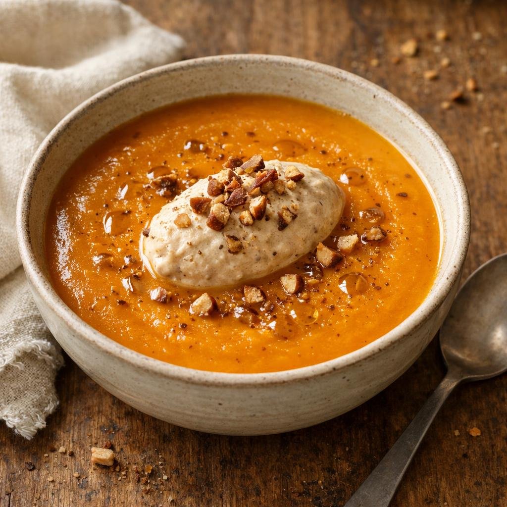 velouté butternut pain d'épices