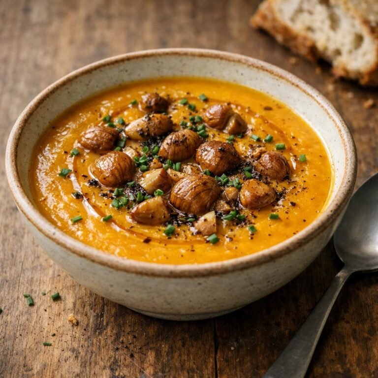 Velouté butternut ail noir