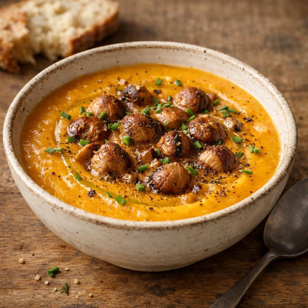 Velouté butternut ail noir