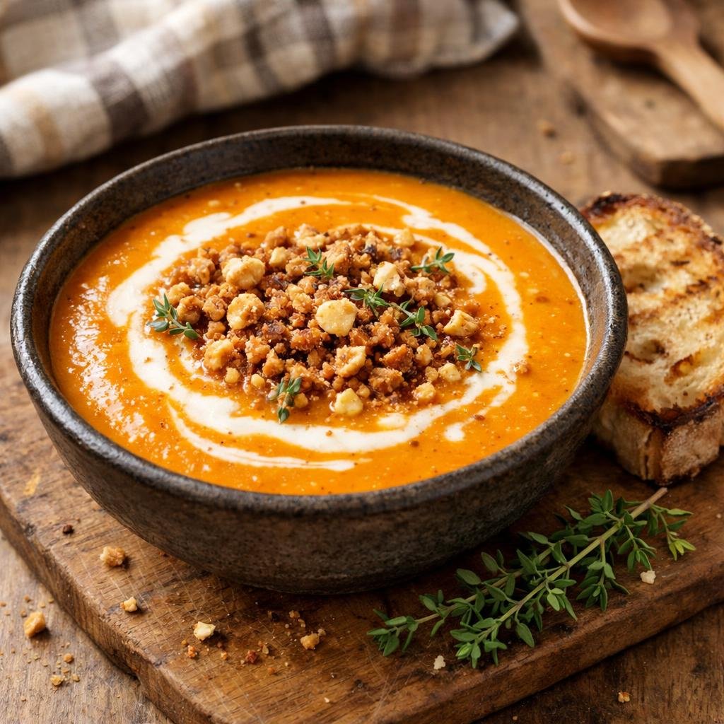 Velouté de potimarron moussaka