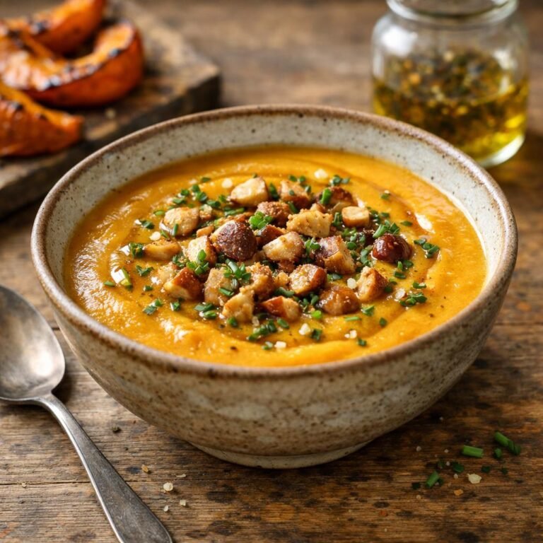 Velouté de potimarron rôti