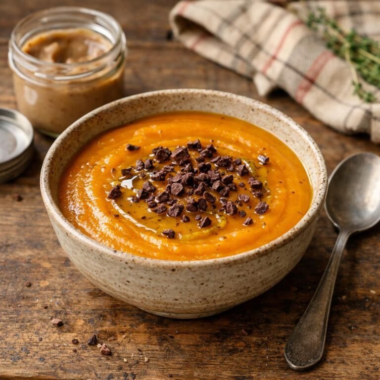 Velouté potimarron cacao