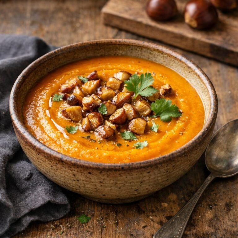 velouté potimarron coriandre