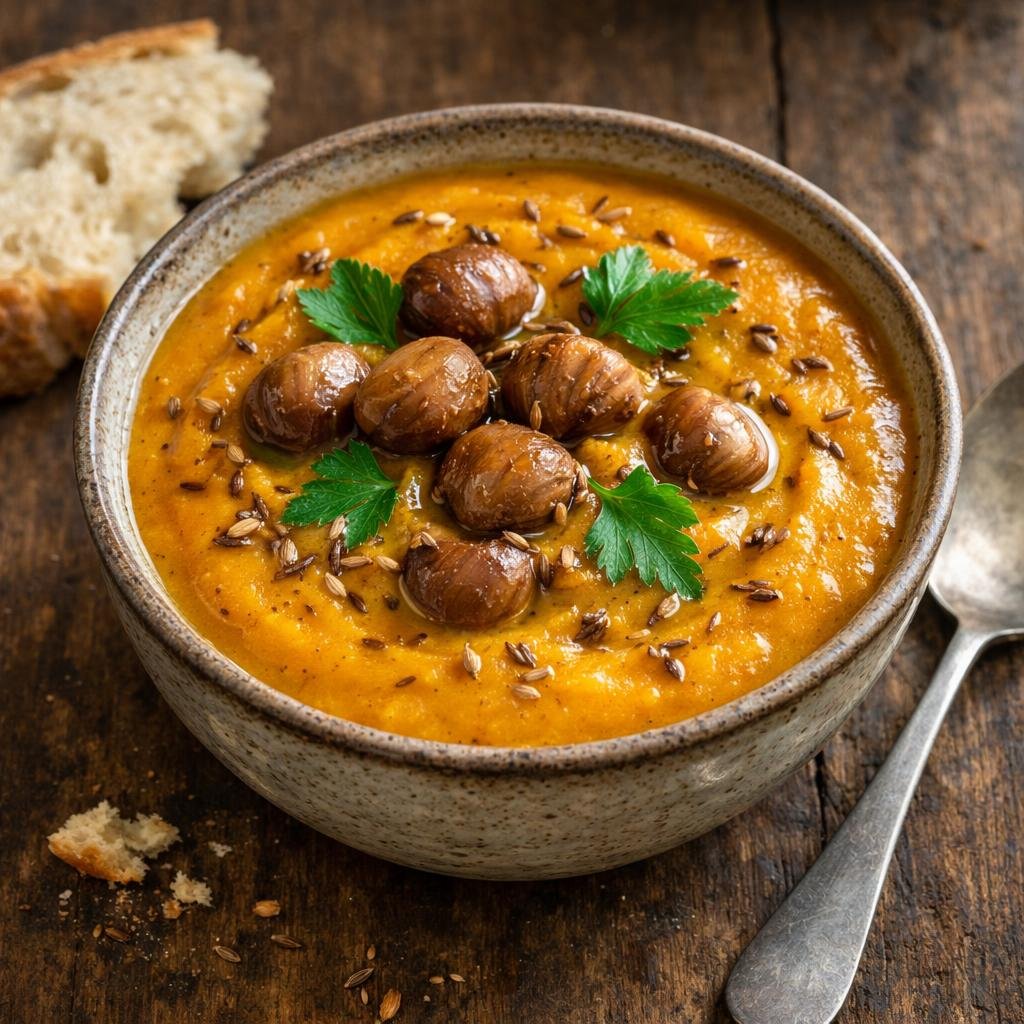 velouté potimarron cumin