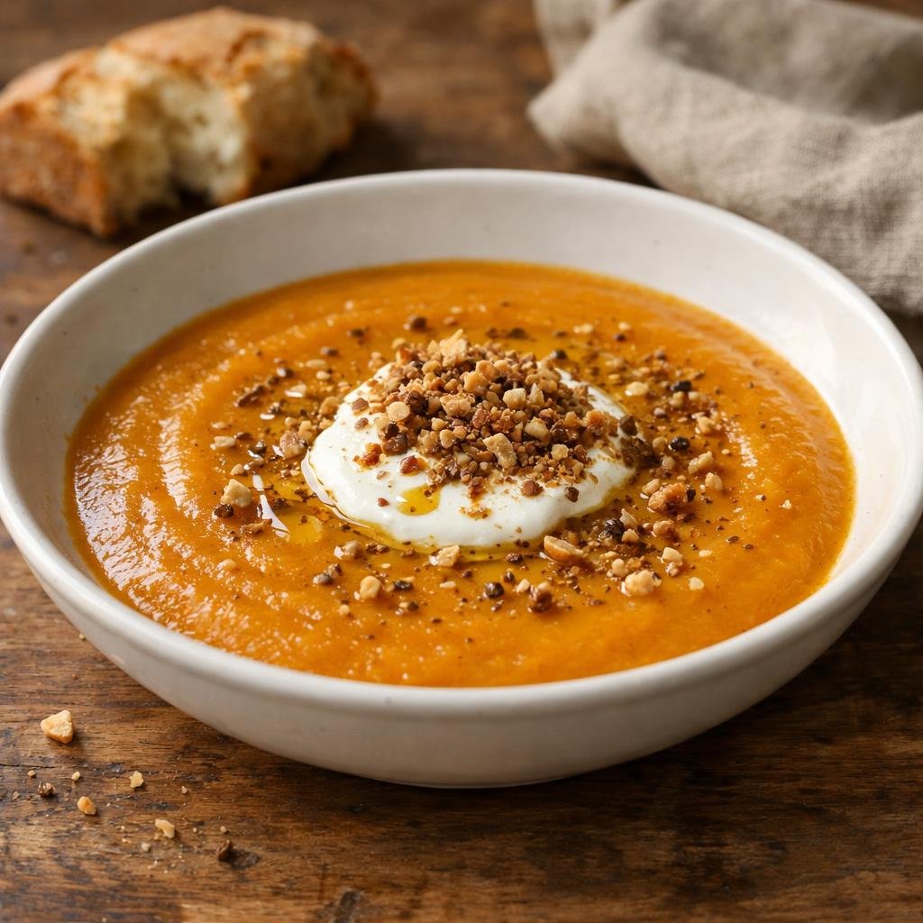 Velouté potimarron dukkah
