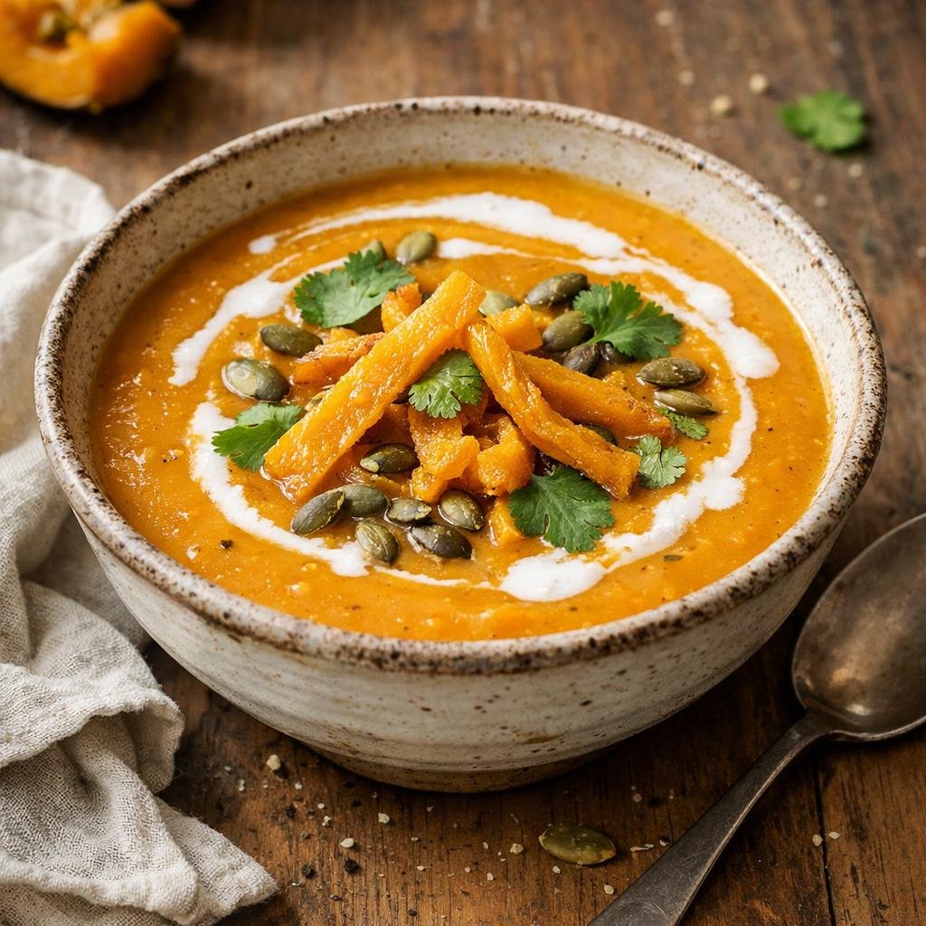 Velouté potimarron mangue