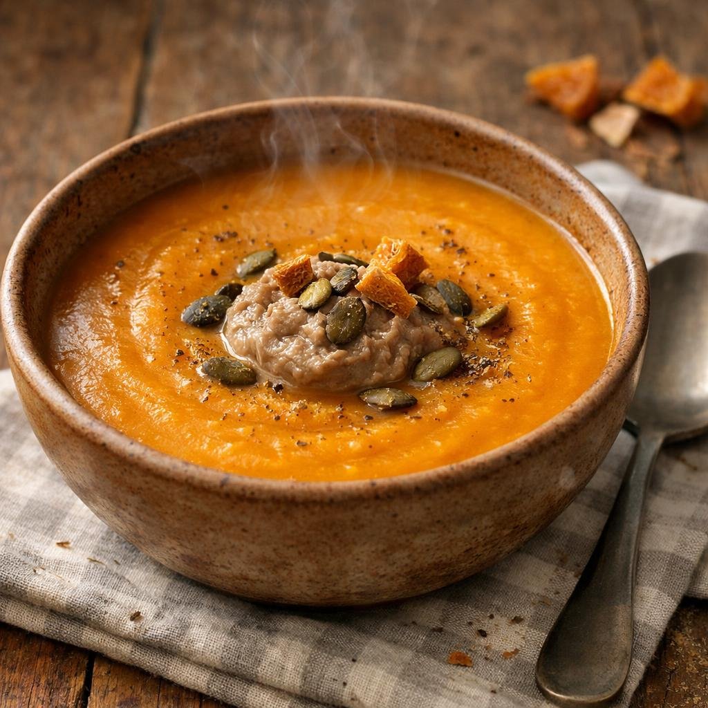 velouté potimarron orange amère