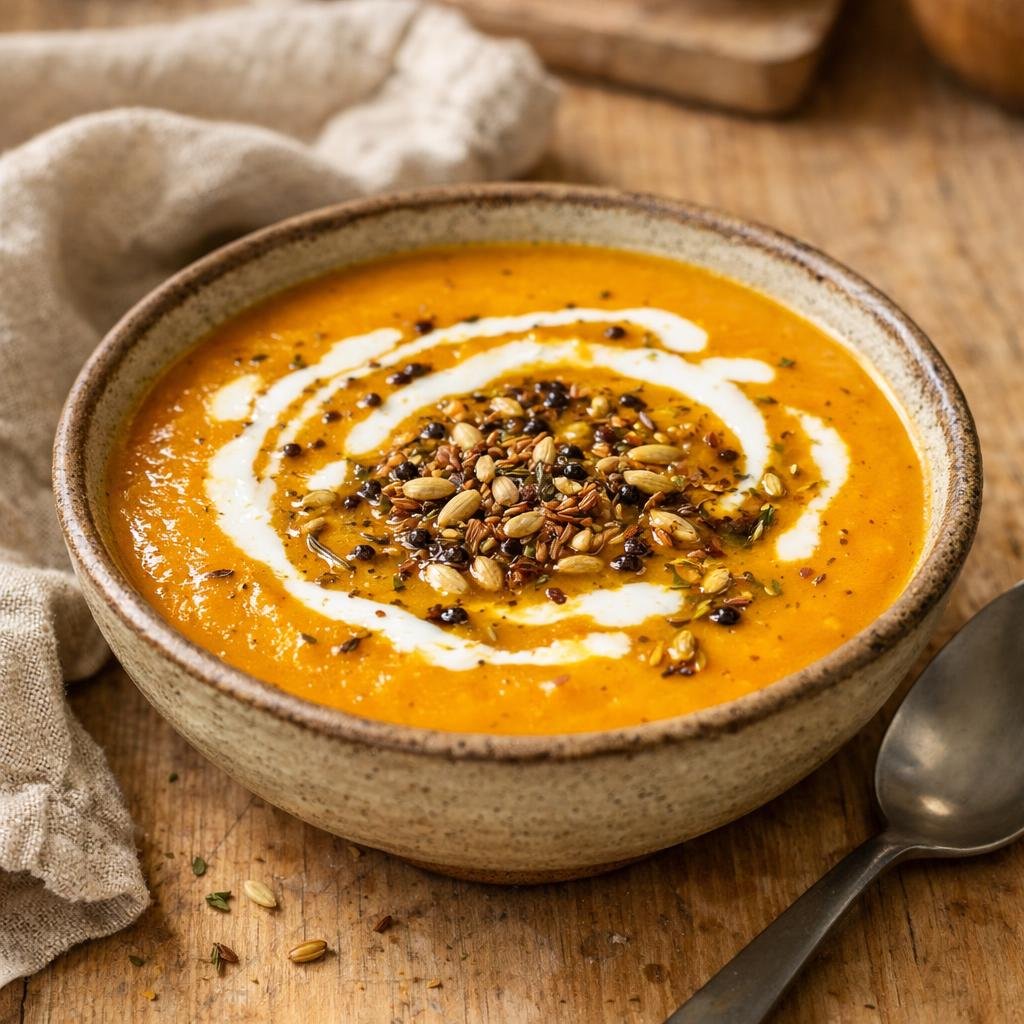 Velouté potimarron Panch Phoron