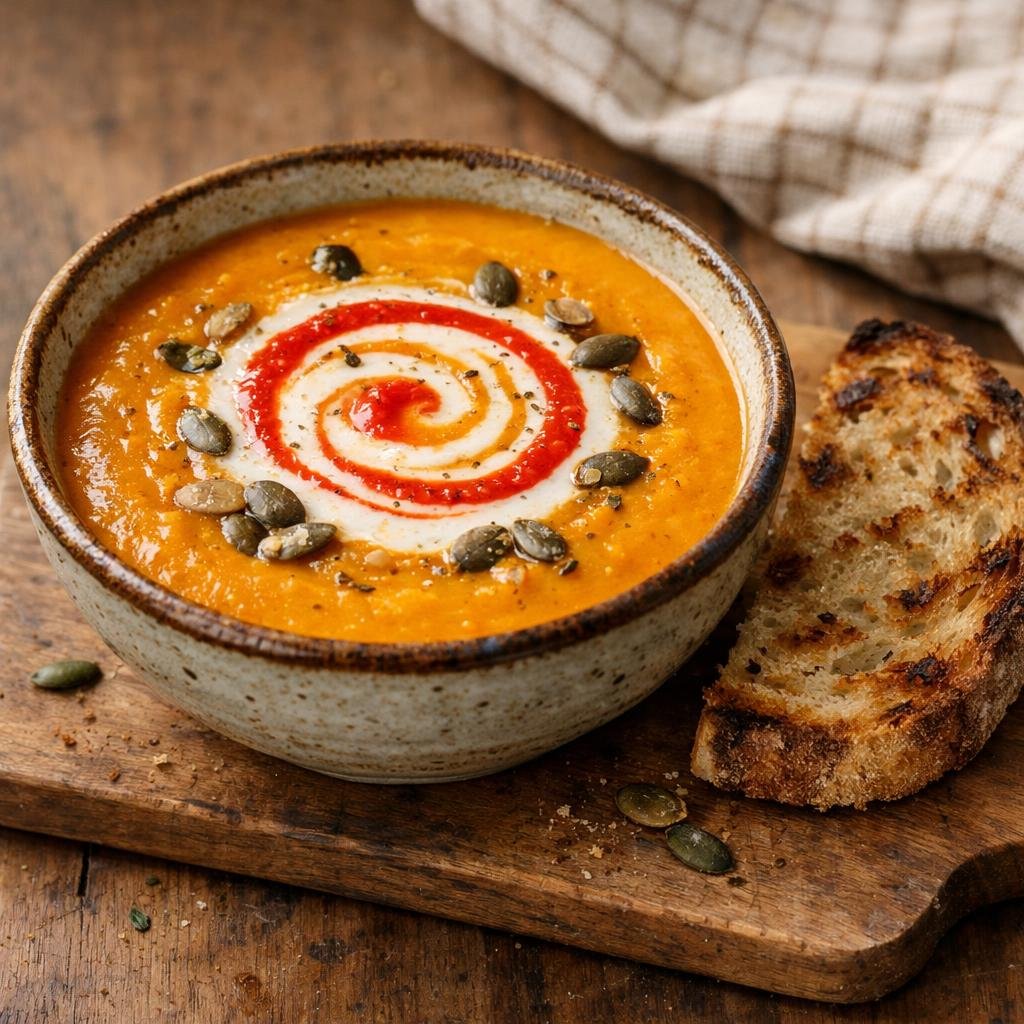 Velouté potimarron piment