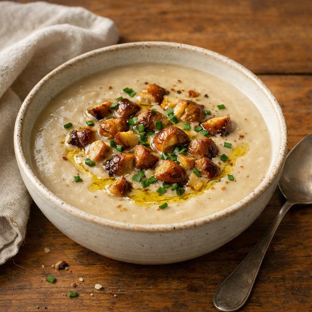 Velouté topinambour truffe