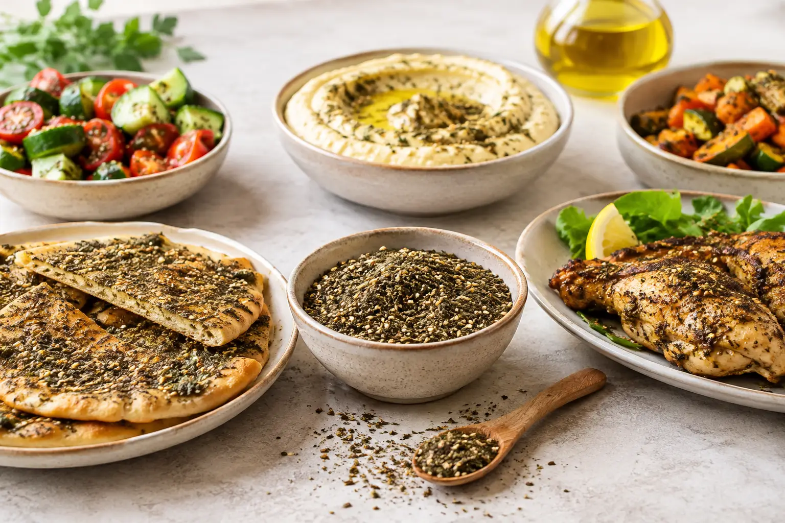 7 recettes avec zaatar maison à cuisiner ce soir