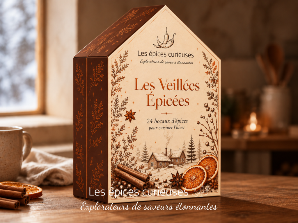 Les Veillées Épicées, calendrier de l’Avent 2026 Les Épices Curieuses