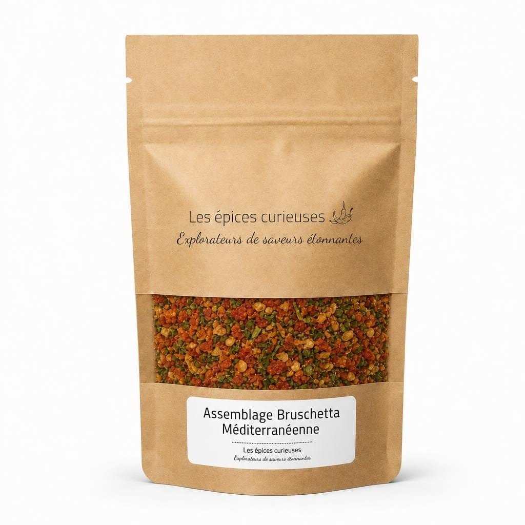 Assemblage Bruschetta Méditerranéenne - Packaging - Les Épices Curieuses