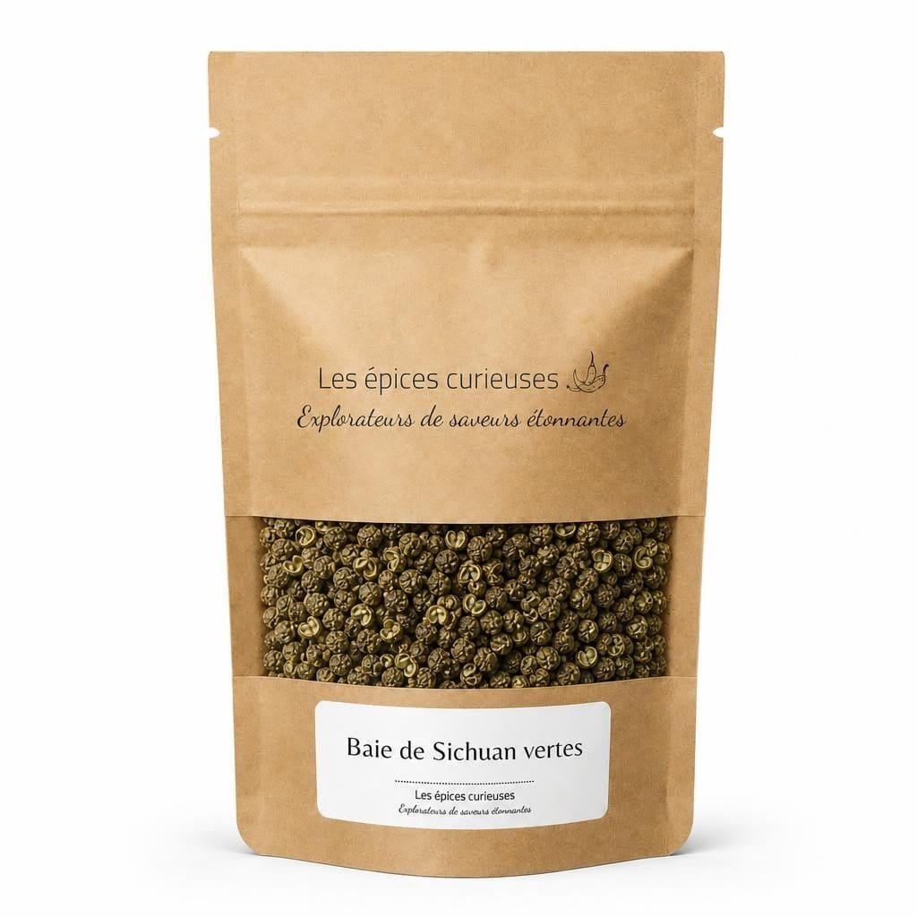 Baie de Sichuan vertes - Packaging - Les Épices Curieuses