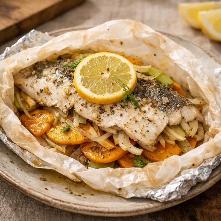 Bar en papillote
