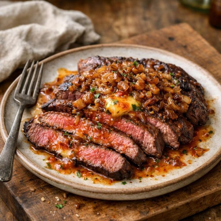Bavette à l'échalote