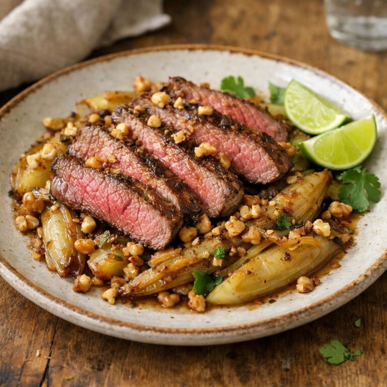 Bavette marinée au Cuisine Thaï