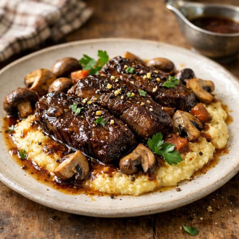 Boeuf braisé au poivre citron