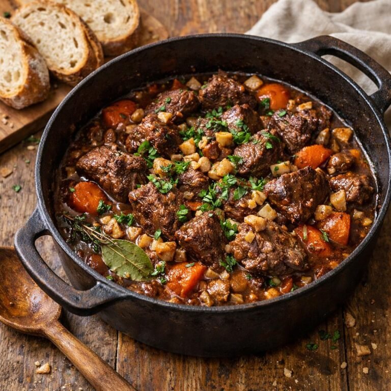 Boeuf braisé au punch
