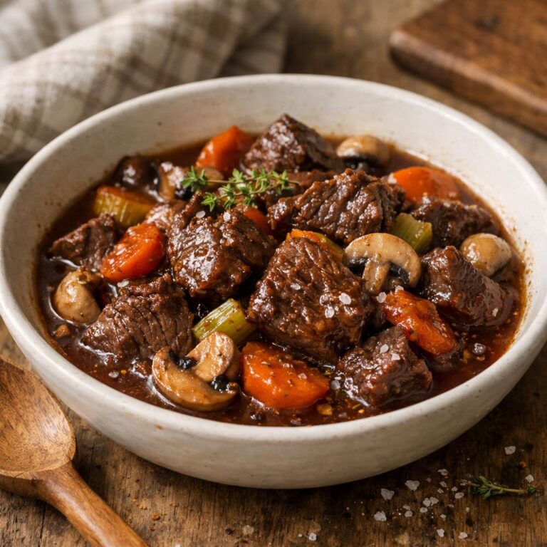 Bœuf mijoté au Sel des Incas