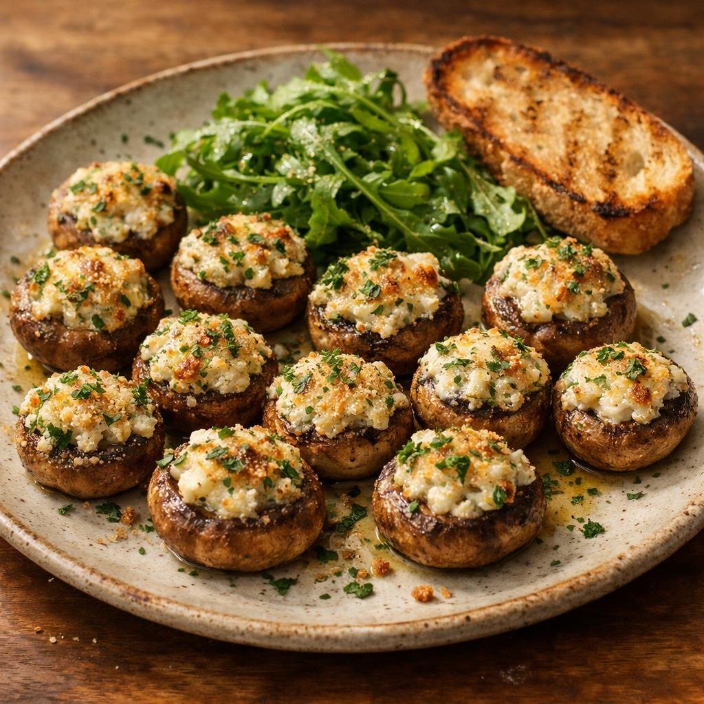 bouchées champignons chèvre
