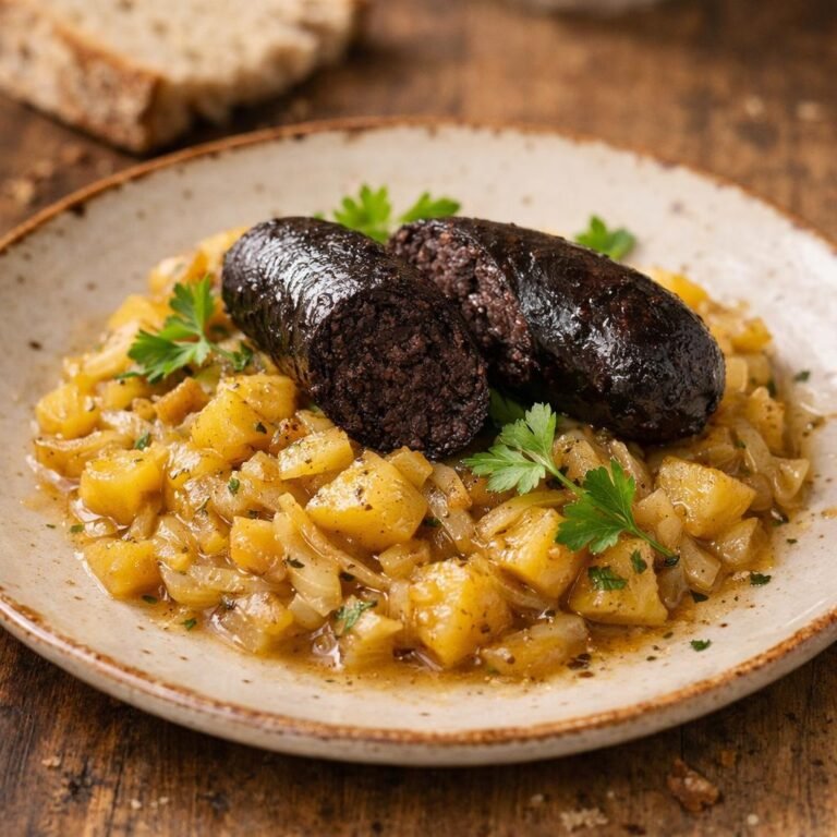 boudin noir poêlé