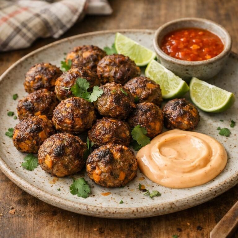 boulettes bœuf patate douce