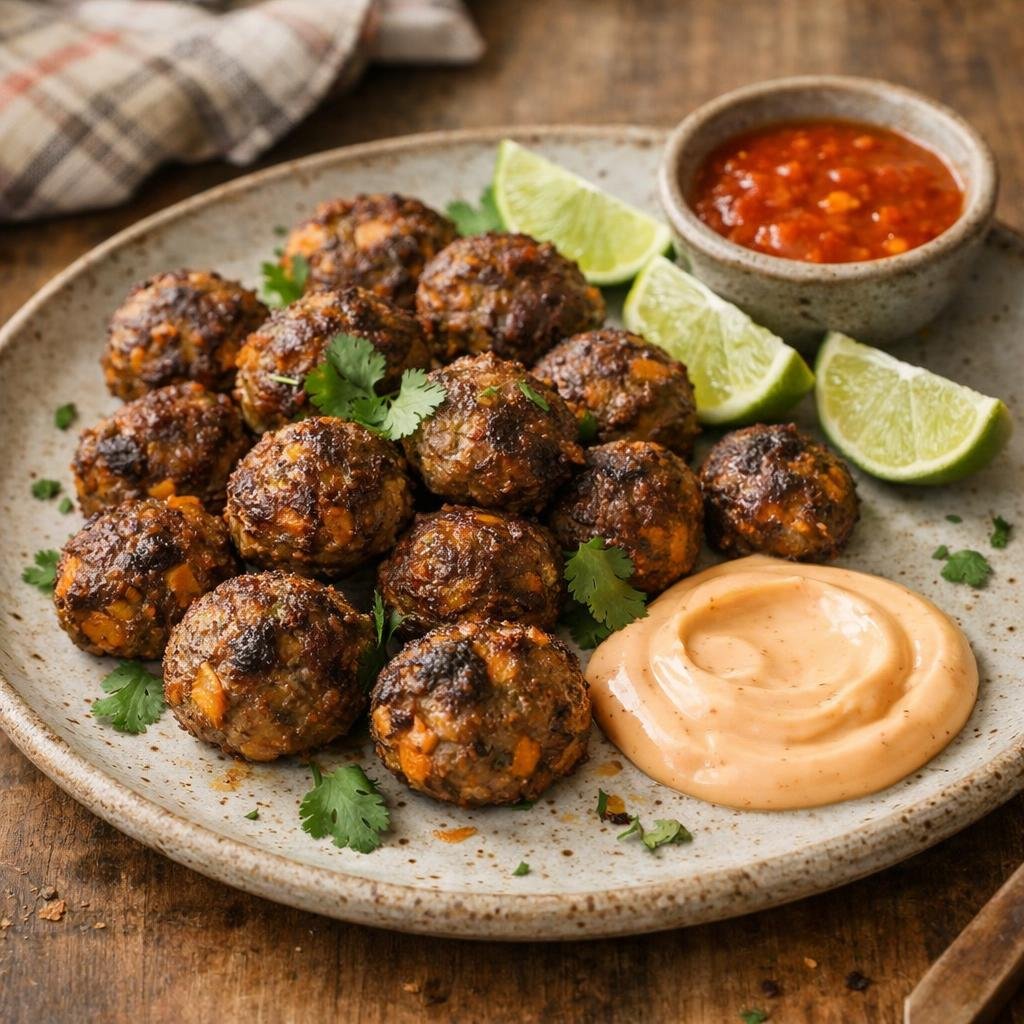 boulettes bœuf patate douce