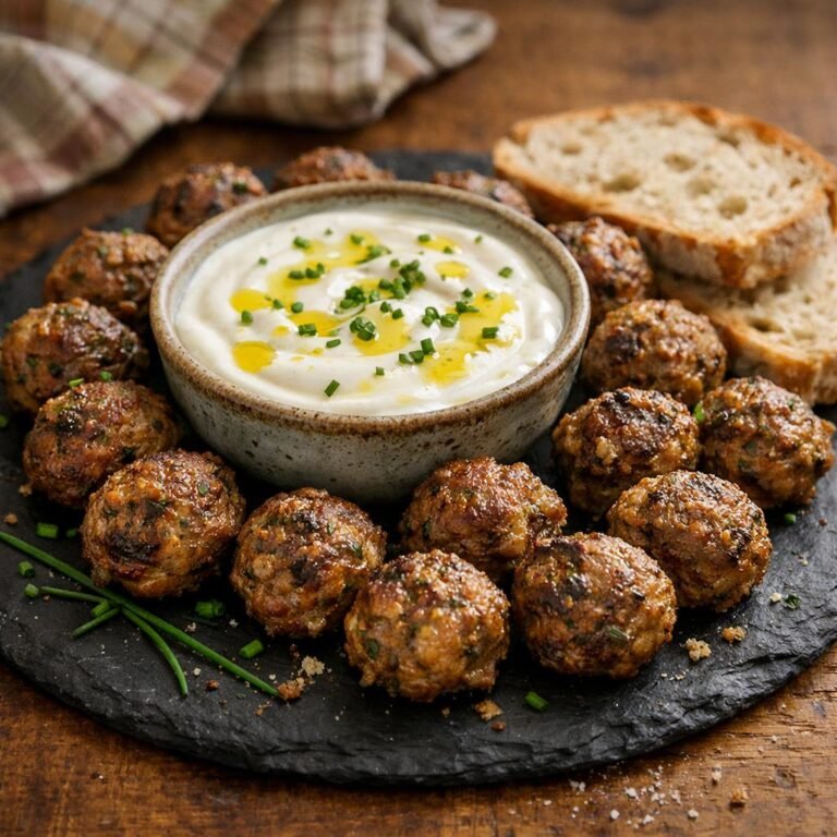boulettes d'agneau truffe