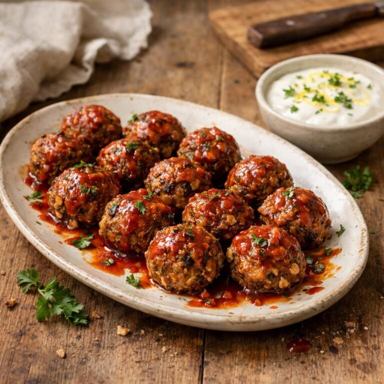 Boulettes lentilles noix