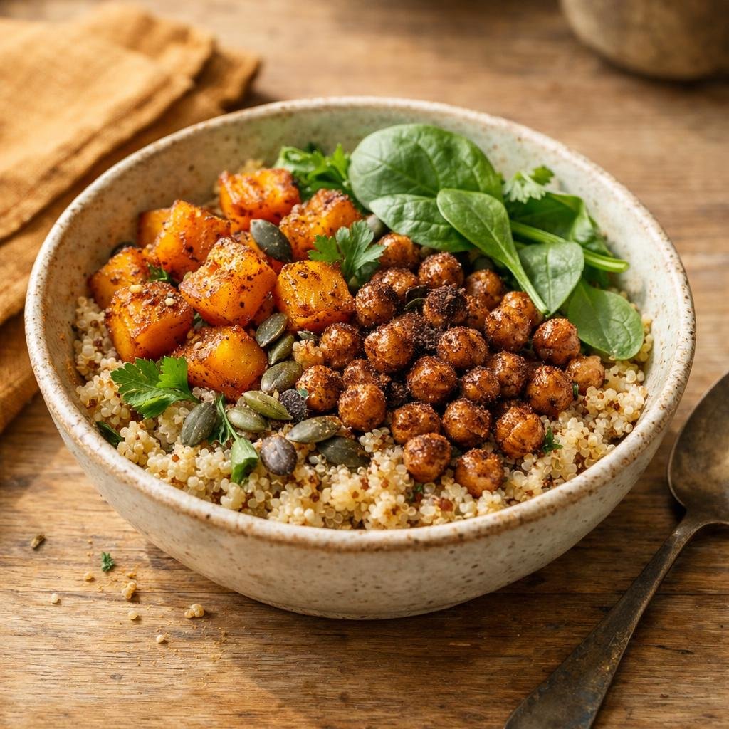 bowl quinoa courge cacao