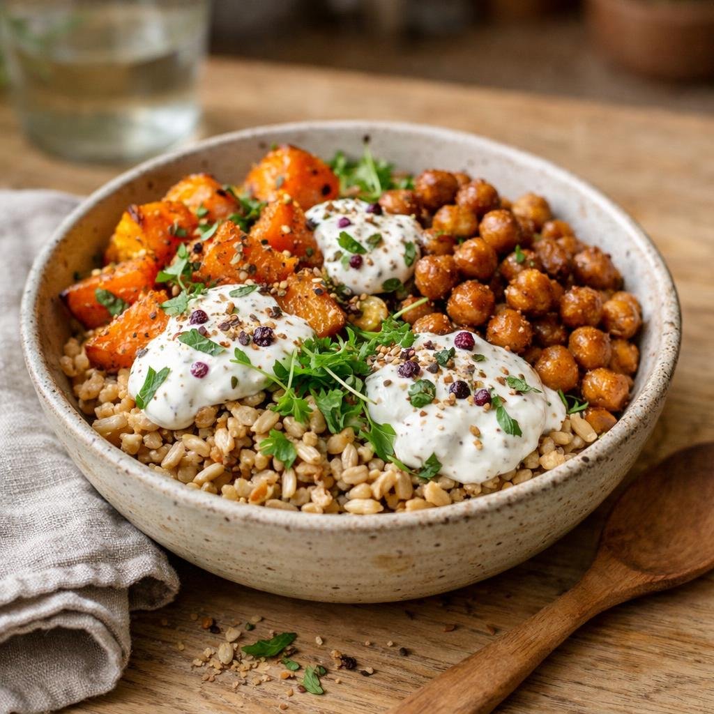 Bowl d'épeautre pilaf