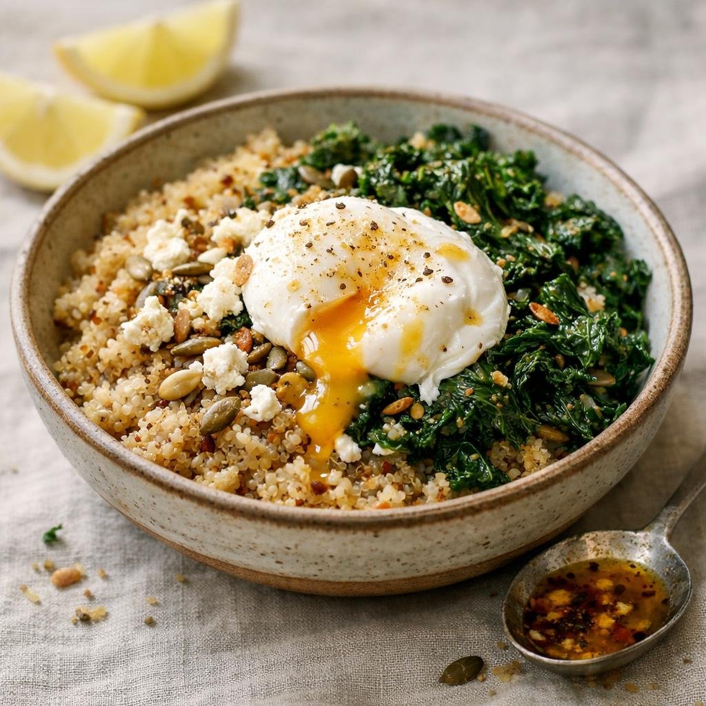 Bowl quinoa kale