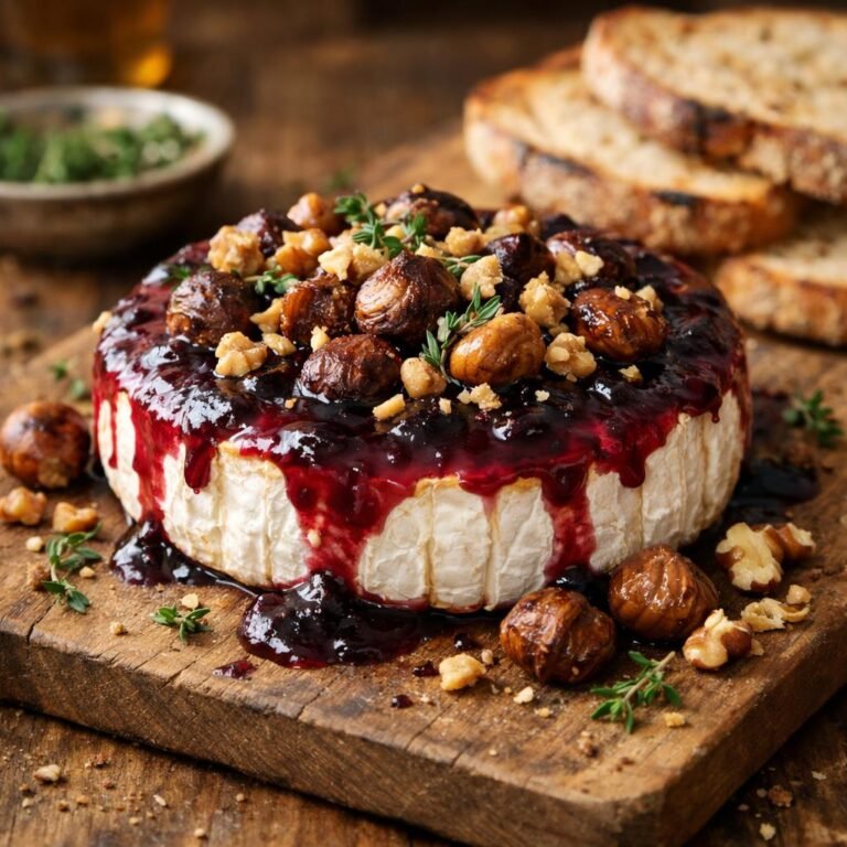 Brie rôti glaçage Chiliboom
