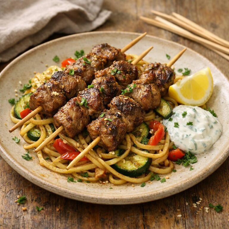 Brochettes d'agneau au rooibos