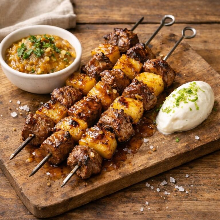 brochettes d'agneau