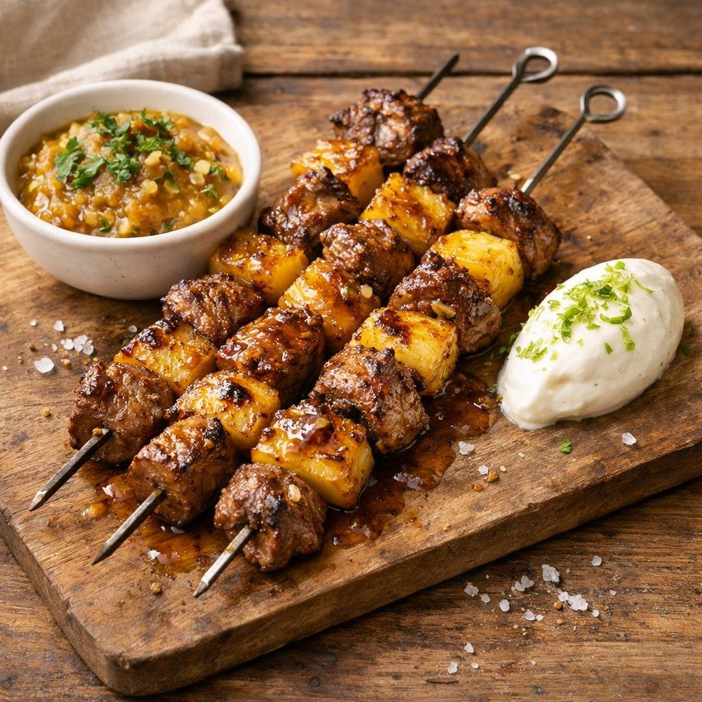 brochettes d'agneau