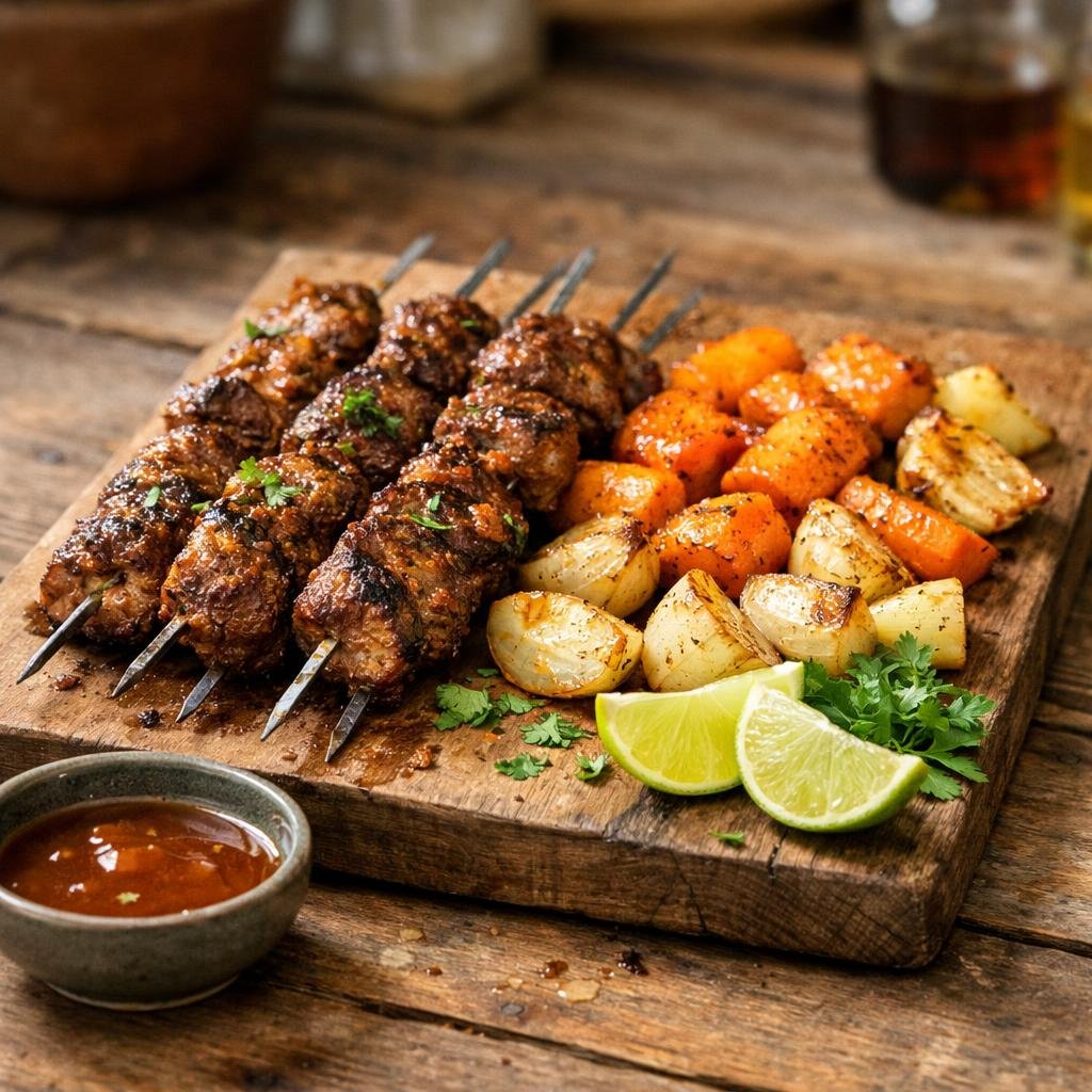 brochettes d'agneau