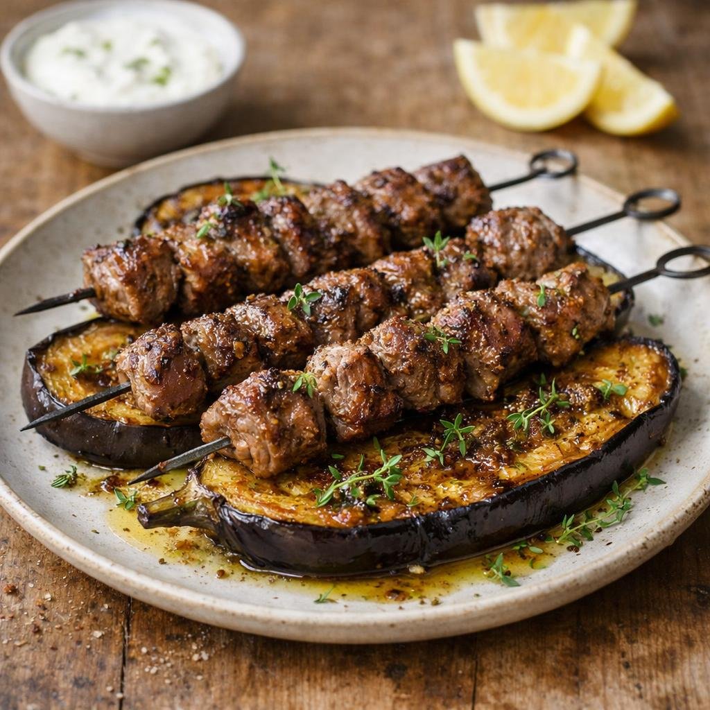 brochettes d'agneau vanille