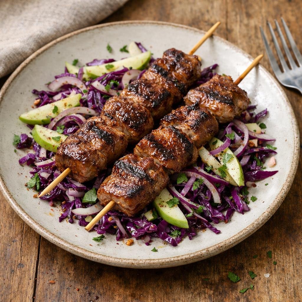 brochettes de canard