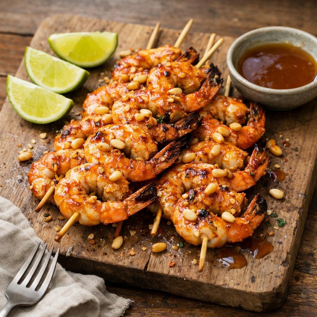 gambas caramel vanillé