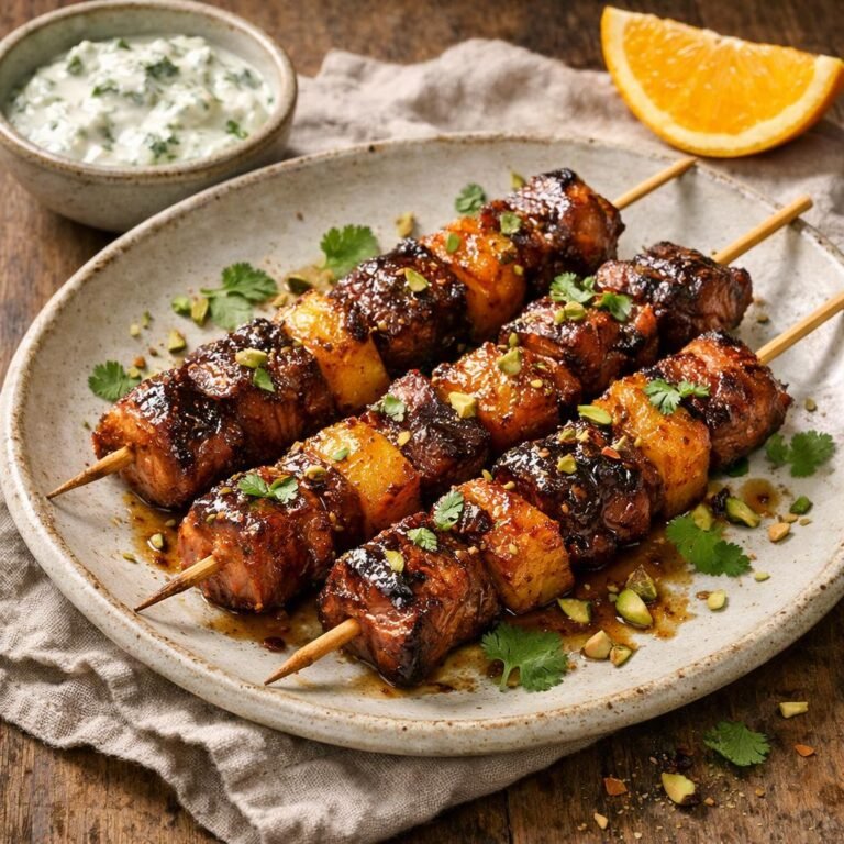 Brochettes de porc
